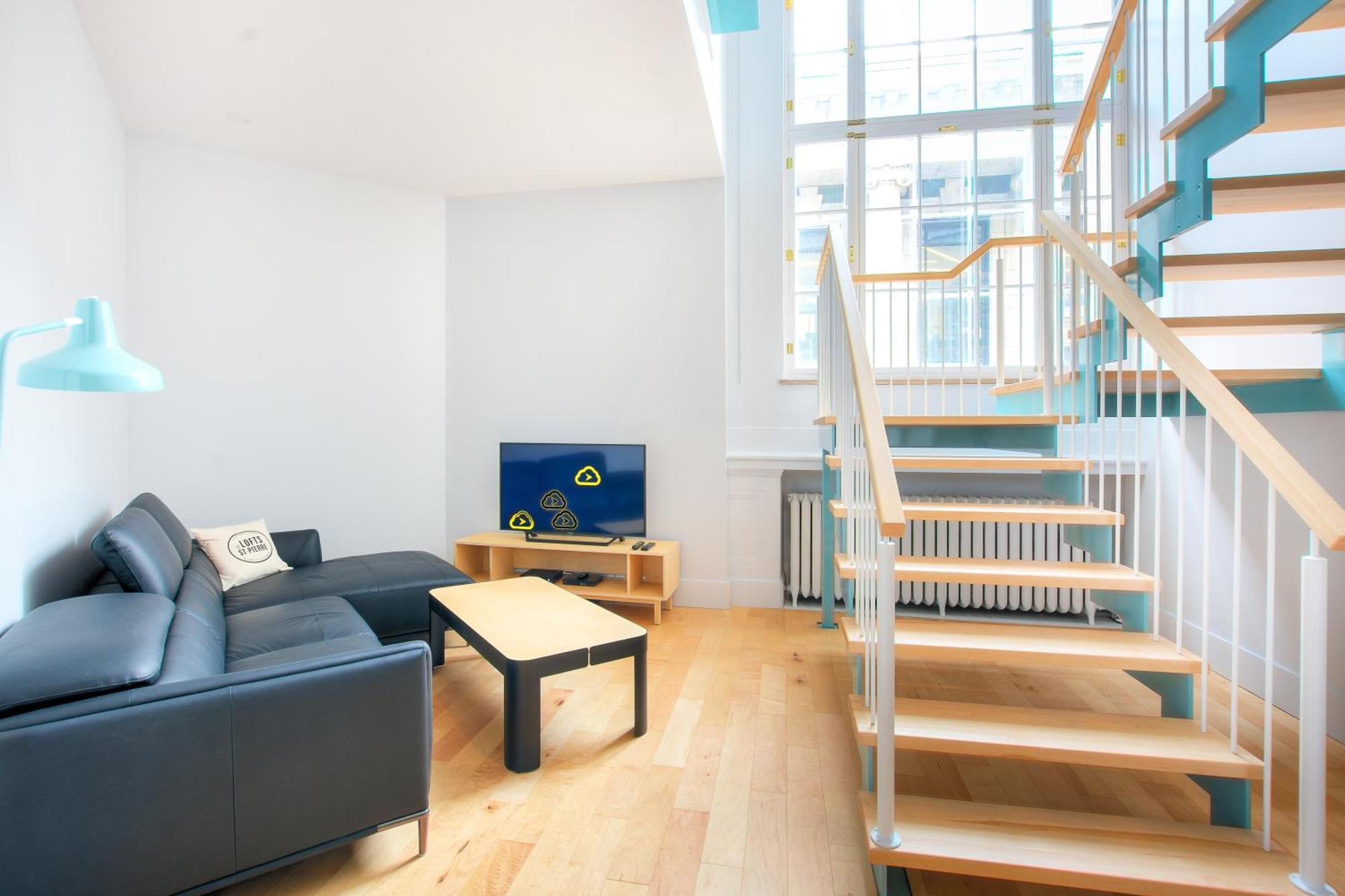 شقة Les Lofts St-Pierre - Par Les Lofts Vieux-Quebec الغرفة الصورة